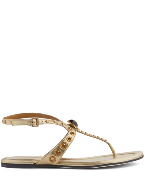 gucci double strap sandals womens|Gucci double g thong sandals.